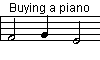 Buying a piano